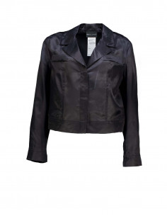 Rena Lange women's silk cropped jacket