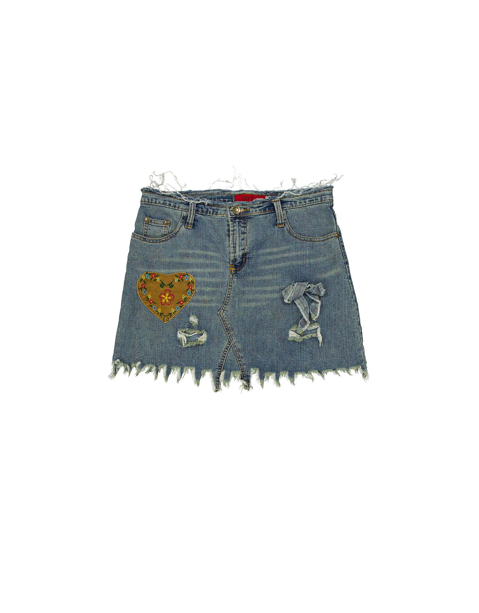 TMX 201 Jeans moteriškas denim sijonas