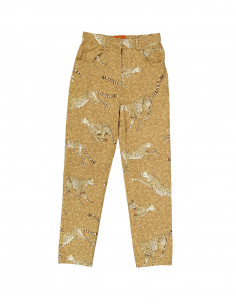 Kenzo Jungle women's cigarette trousers