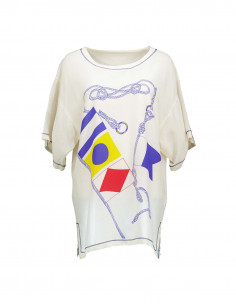 Vintage women's silk blouse