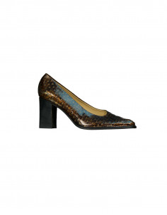 Vintage women's real leather heels