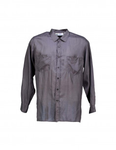 Vintage men's silk shirt