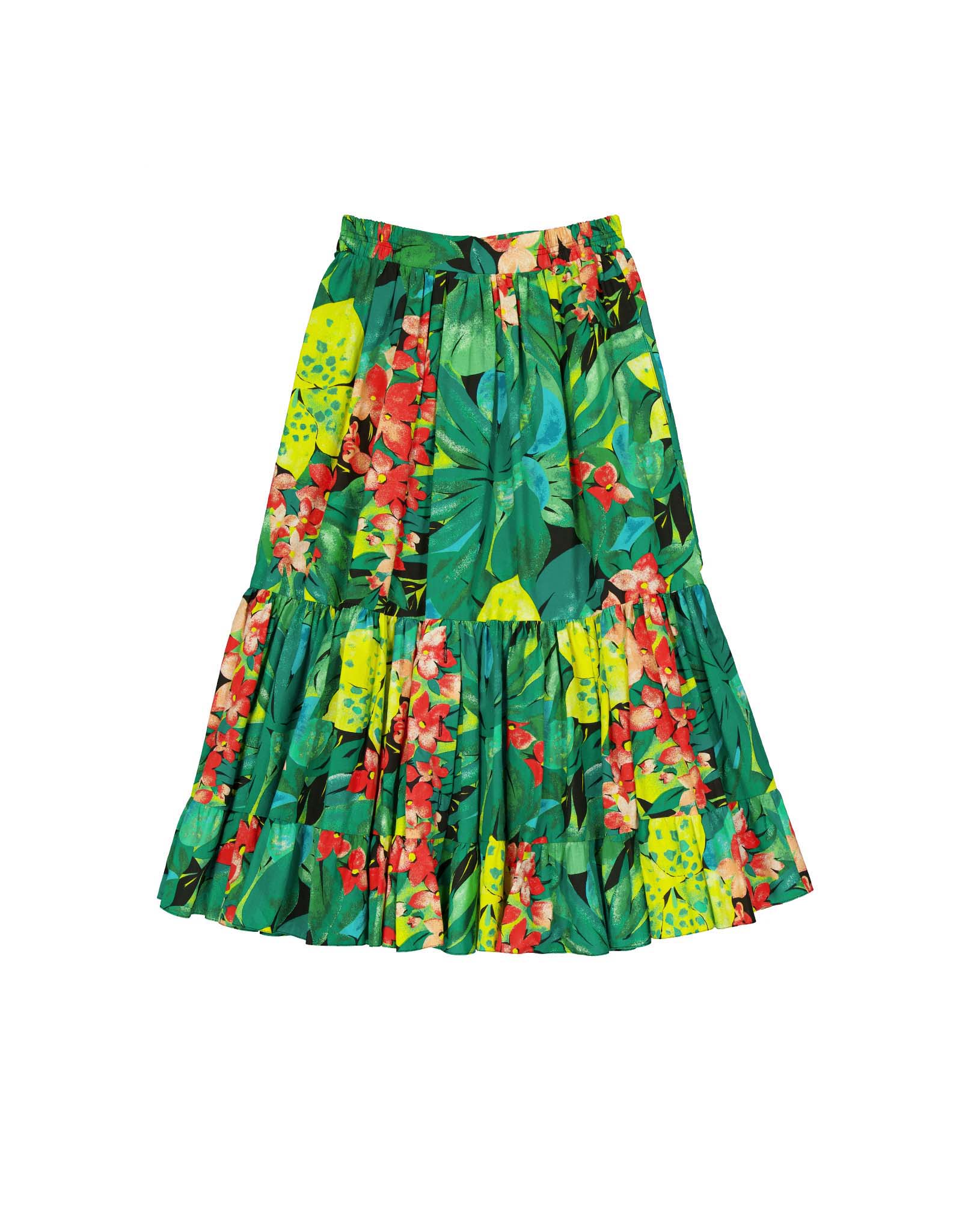 スカート ERMANNO SCERVINO Woman Skirt Green D462O706HKC 56310 Sale Haute couture and luxury skirts - Ermanno Scervino