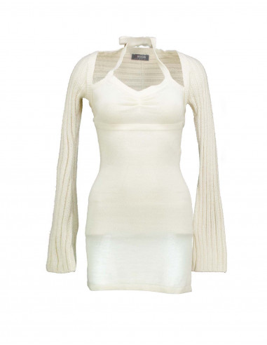 SY32 白　SYG-24A103 KNIT WORK CAPMEN&WOMEN Cotton Cable Half Zip – Jenni Kayne