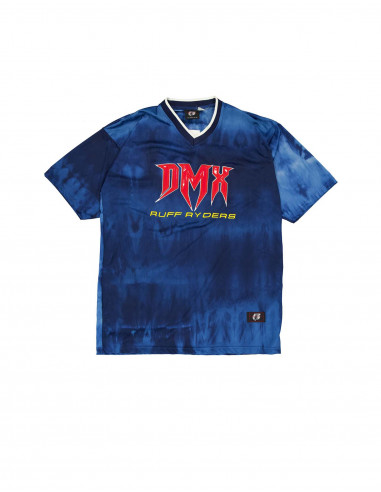 Ruff Ryders ゲームシャツ Ruff Ryders DMX Blue Dazzle Hip Hop Rap Jersey Shirt Men