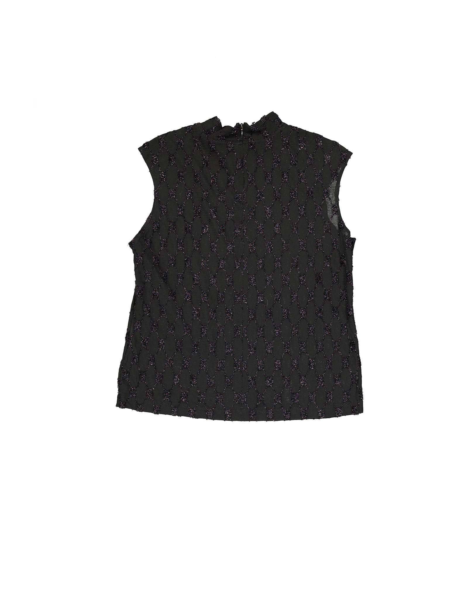 売れ筋商品|||ヴィンスカムート カットソー トップス レディース Women's Embroidered Sleeveless Top Rich Black M.C. Design women's sleeveless top