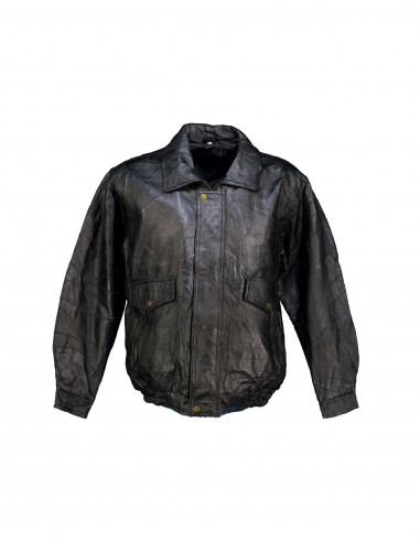 Vintage men's real leather jacket