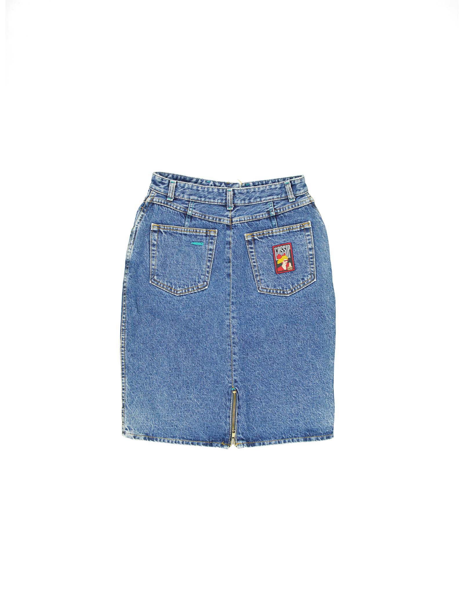 jantiques購入　LEE vintage denim skirt vintage Lee blue jean denim pencil skirt 80s – hong kong vintage