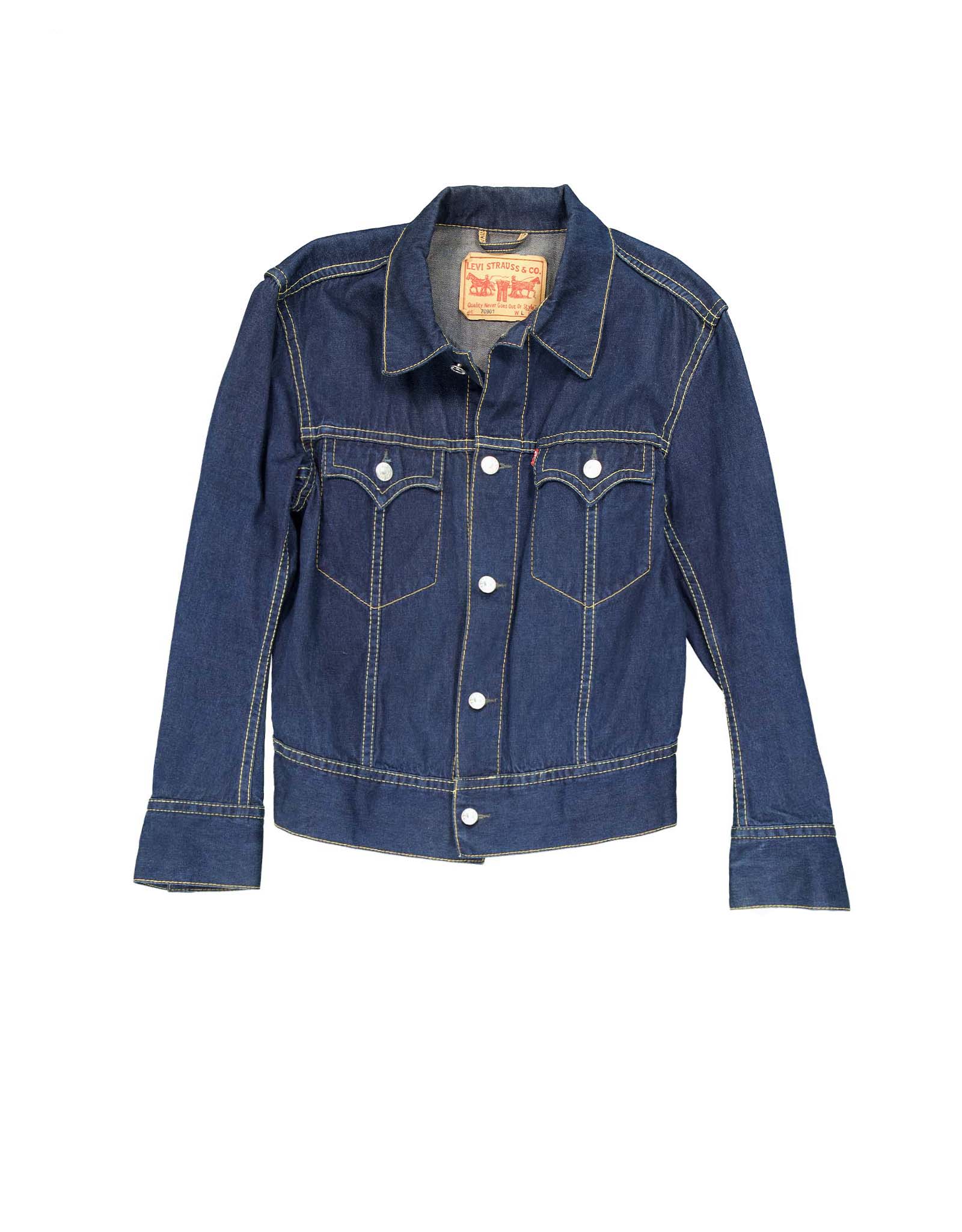 WE NEVER CLOTHING デニムジャケット Lサイズ HRMハリランデニムジャケットXS - メルカリ