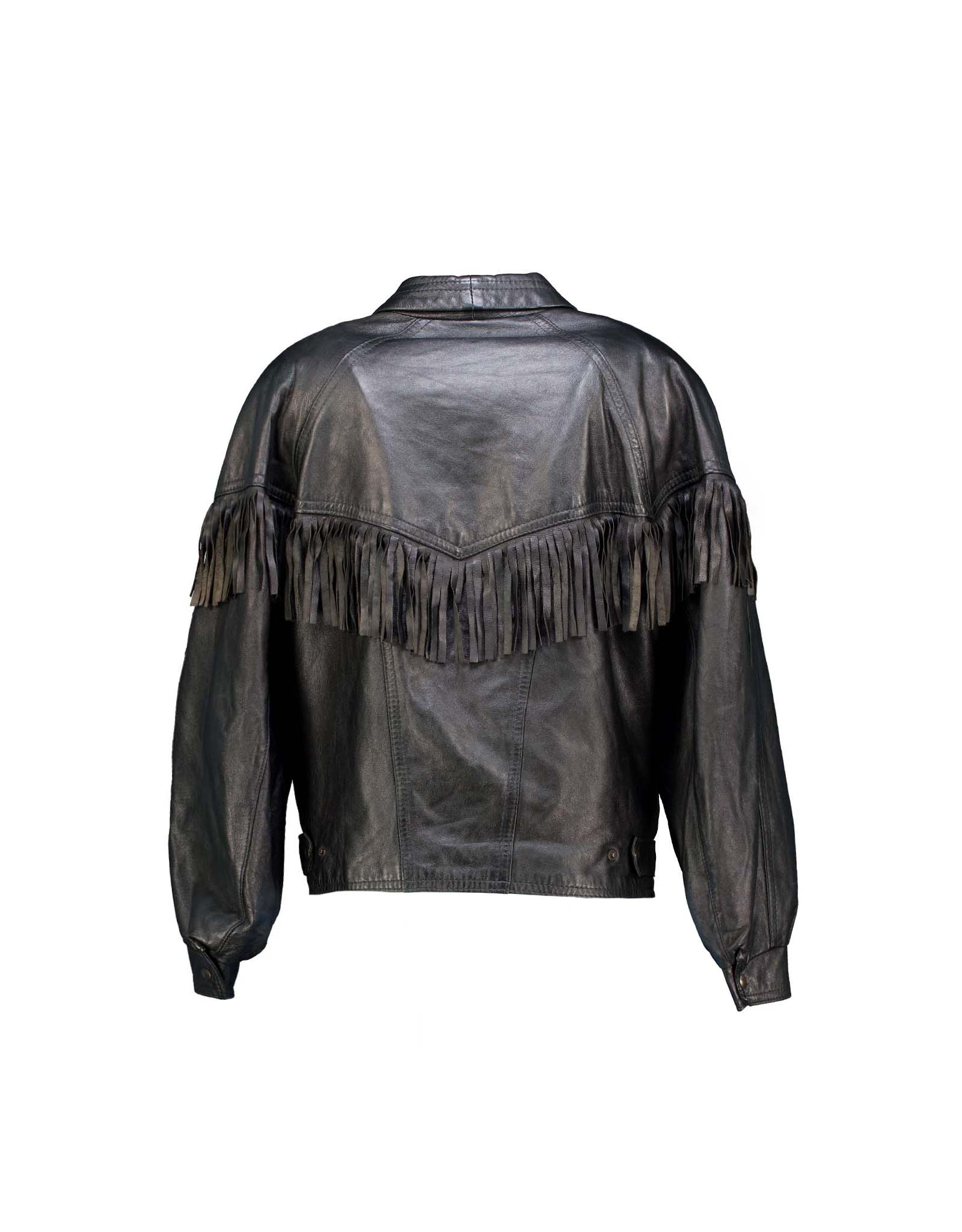 Vintage women's real leather jacket