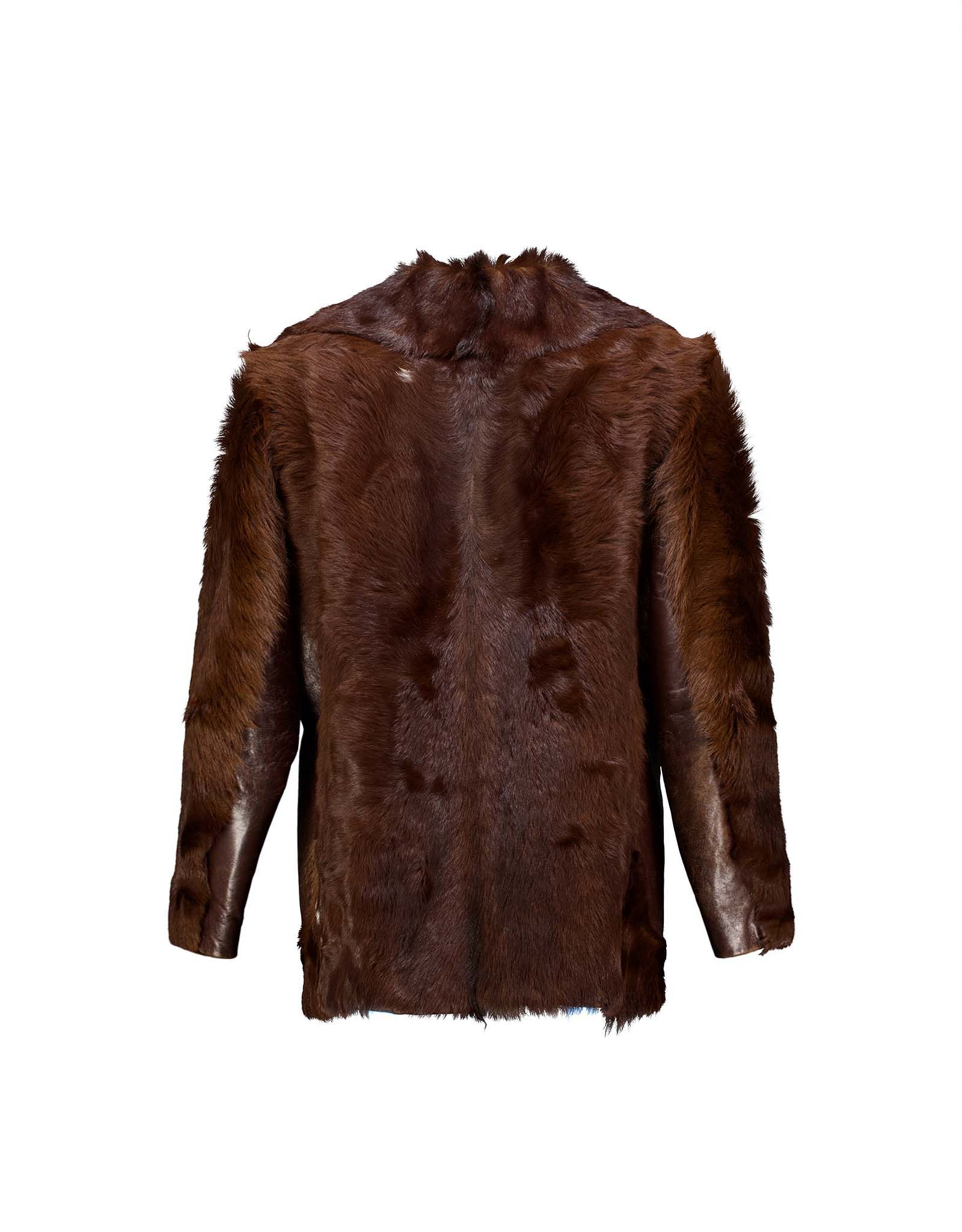 ジャケット・アウター THINKFUR 2025aw Border Fur Coat brown