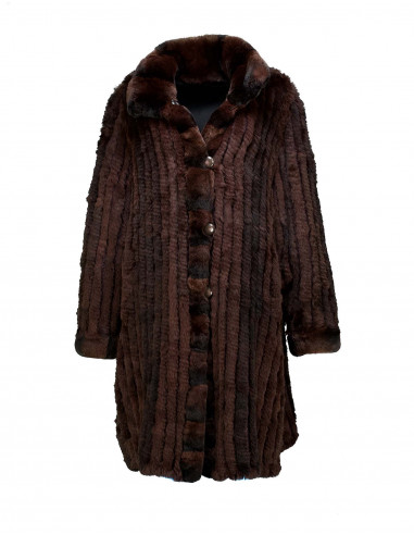 【rrr】Luan POODLE FUR COAT ブラウン Luan 2024 AW Collection - poodle fur coat - ふわふわの