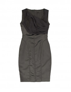 Pinko vintage women's black silk blend dress