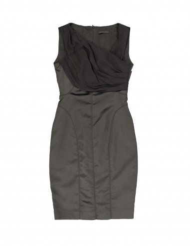 Pinko vintage women's black silk blend dress