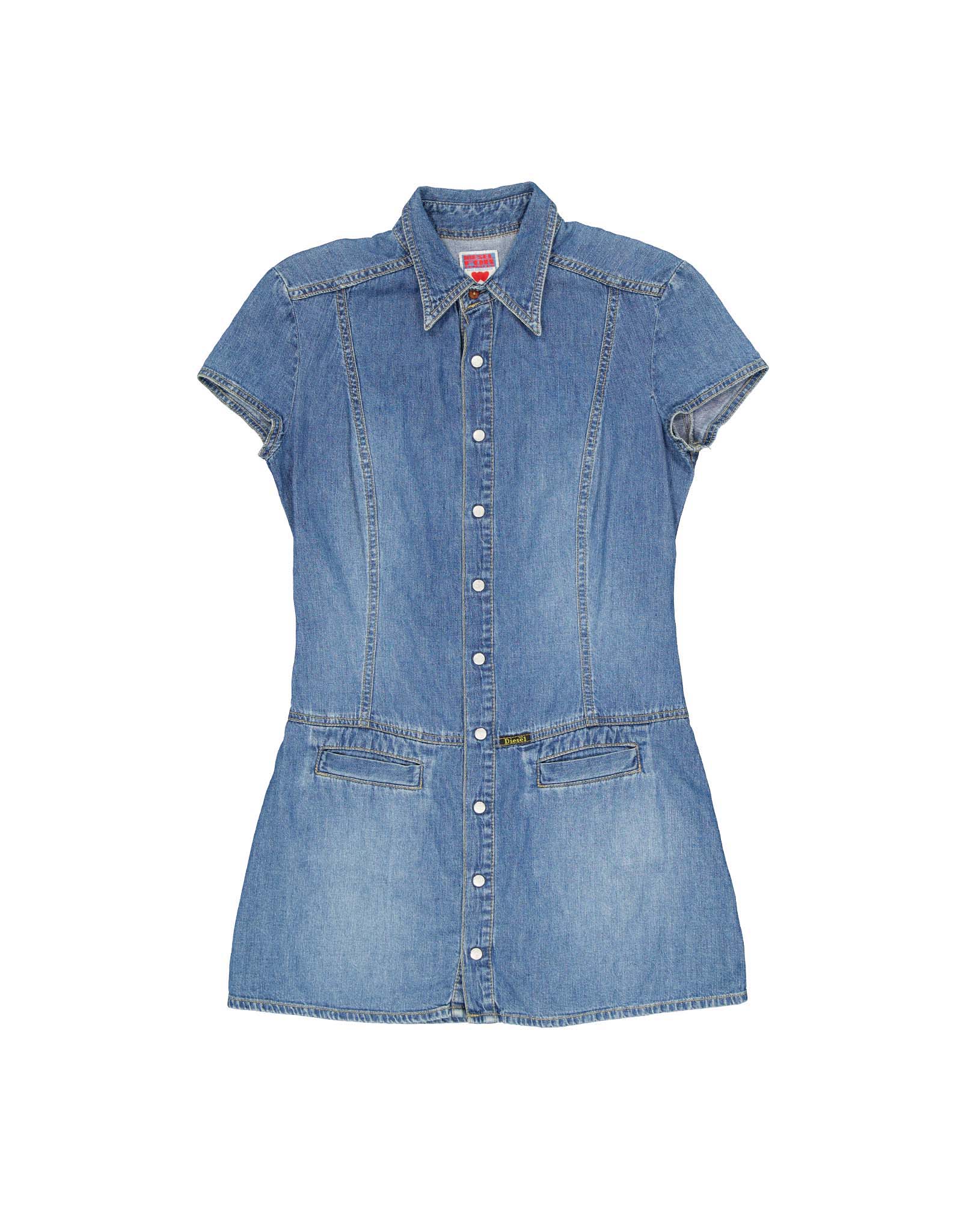 diesel denim dress Diesel Vintage Denim Dress – Tussi Boutique main image 0