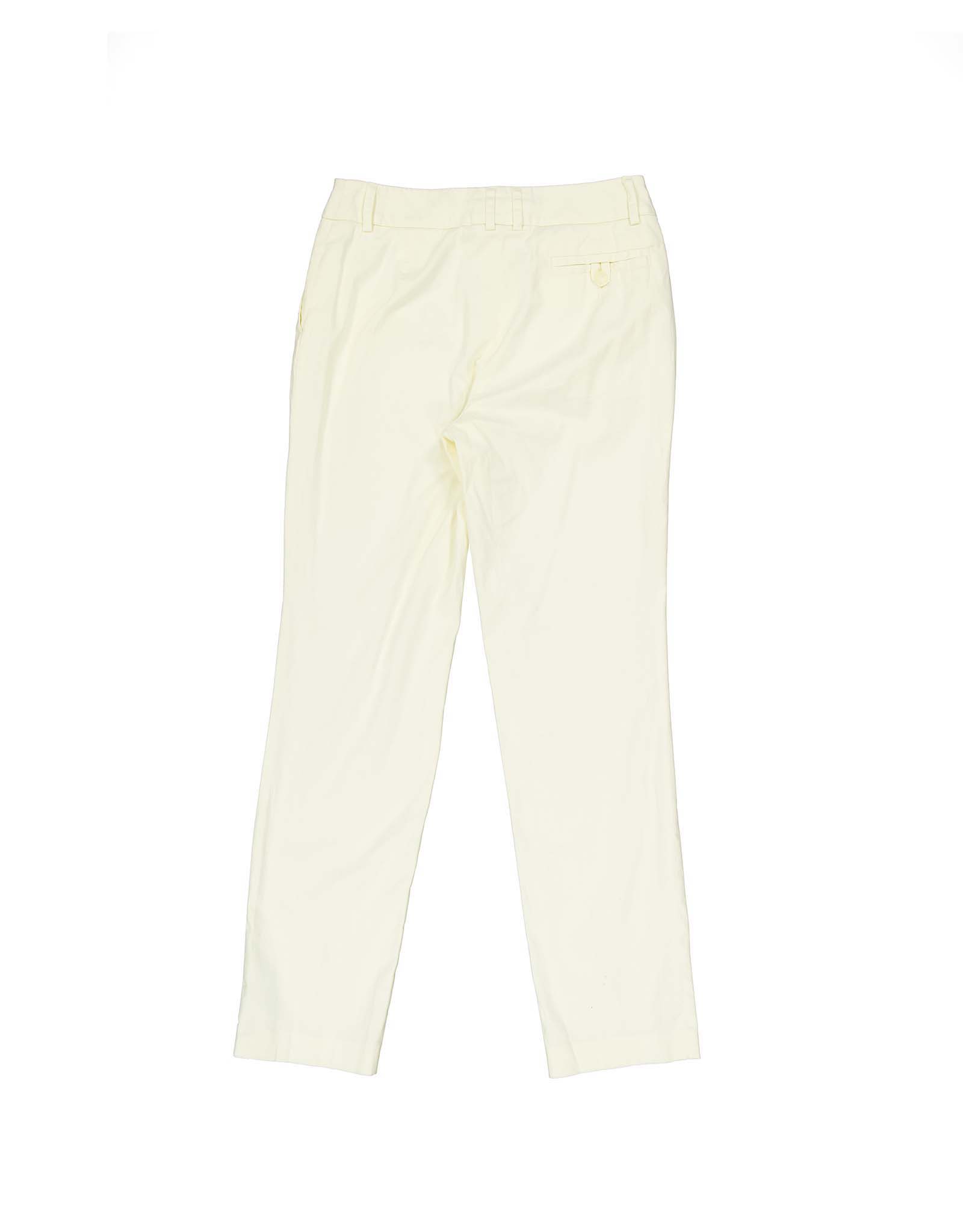 white cigarette trousers womens Elegance vintage women's 00's white cigarette trousers