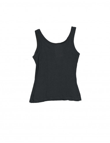 DOLCE & GABBANA タンクトップ 38 Dolce & Gabbana DG Logo Tank Top | White | FARFETCH