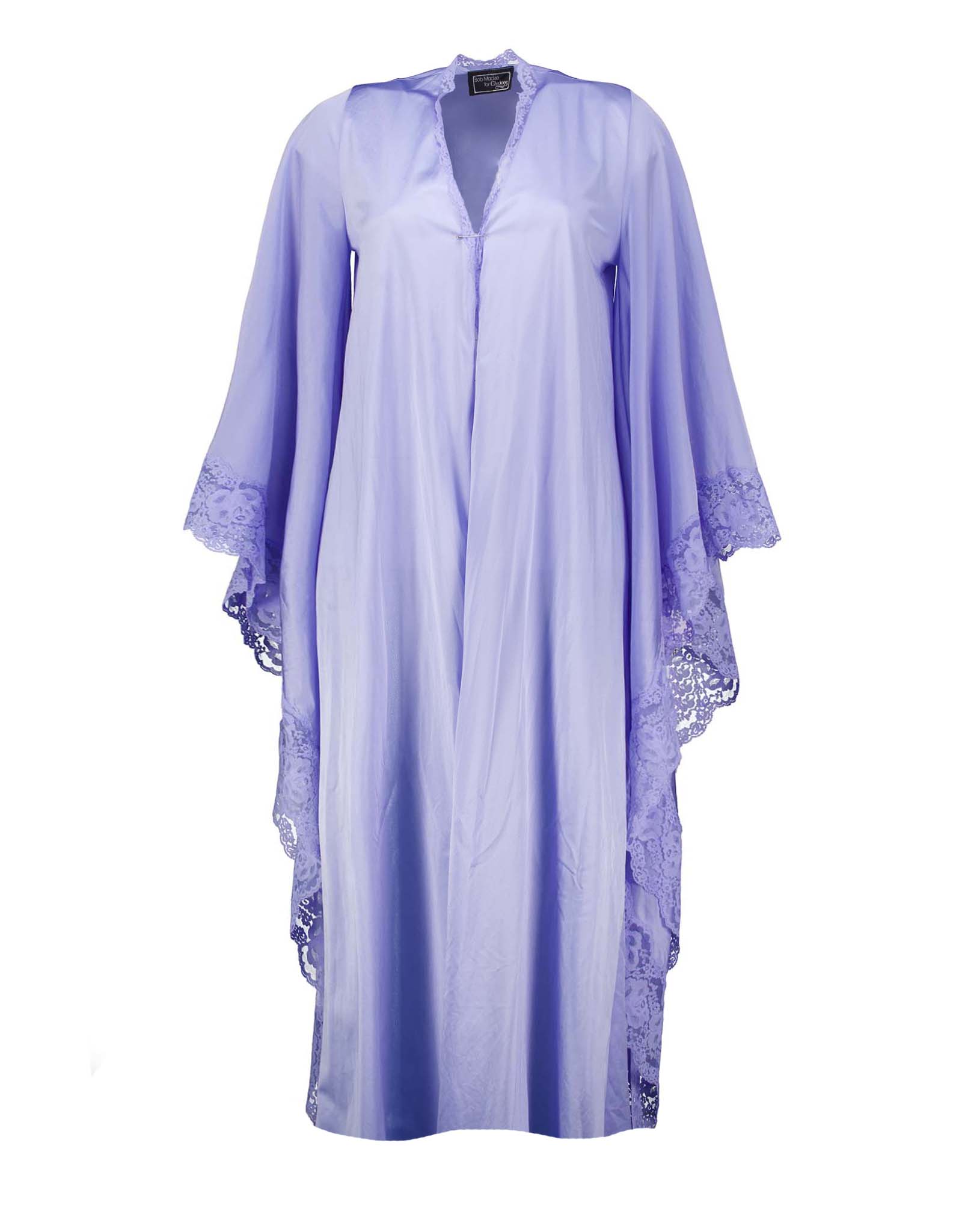 knee length dresses for ladies 1940's Taffeta Long Salmon Patterned Dressing gown/ Housecoat/ Robe   nouveaurichevintage