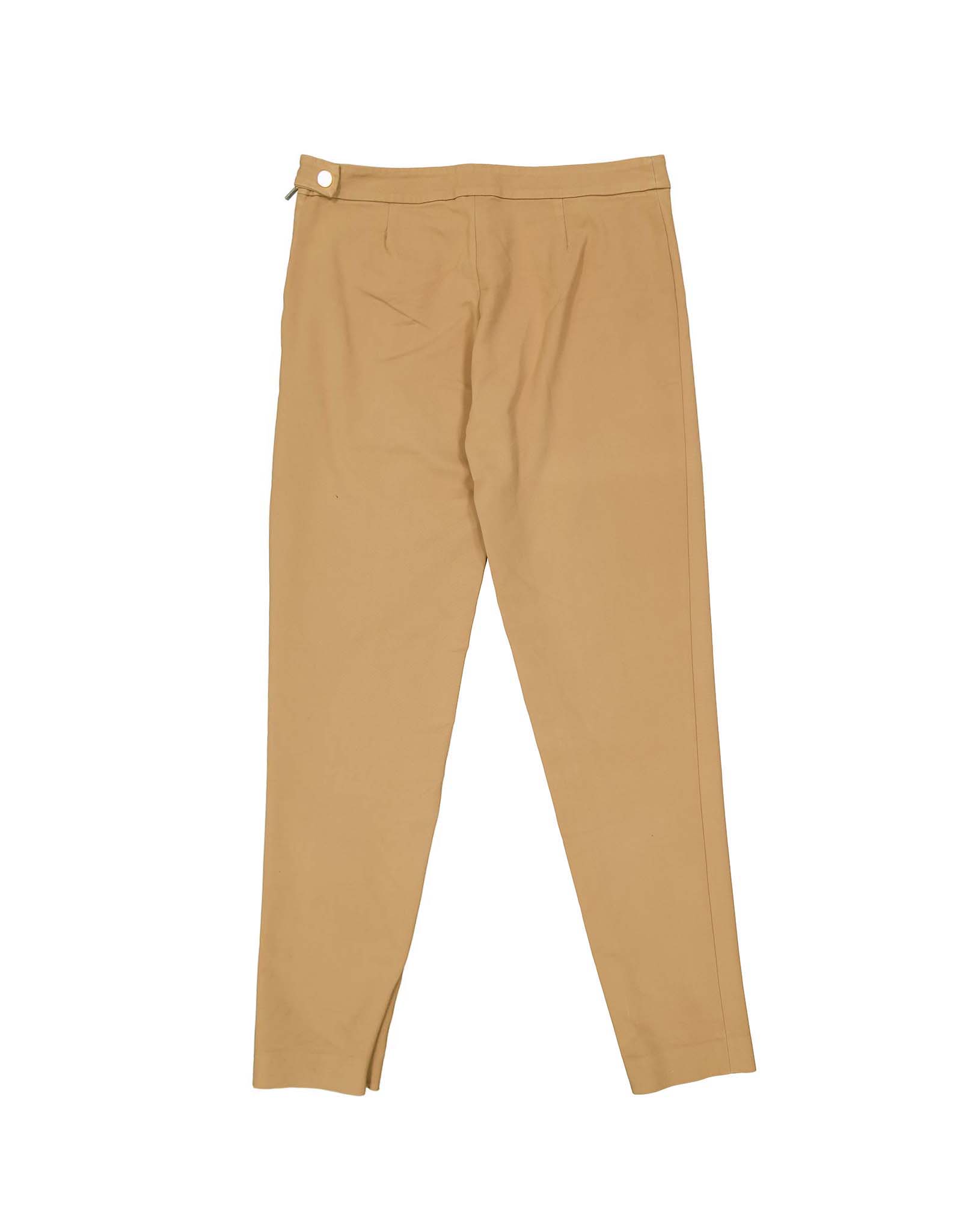 max mara cigarette pants Max Mara women's brown cigarette trousers