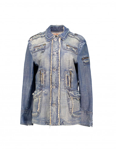 La Stagione vintage women's 00's blue Y2K denim jacket