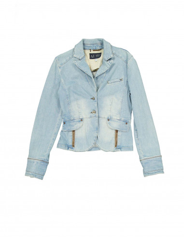 Armani Jeans women's blue denim jacket