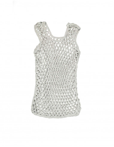 Vintage women's gray festival knitted dress Vintage women's gray festival knitted dress