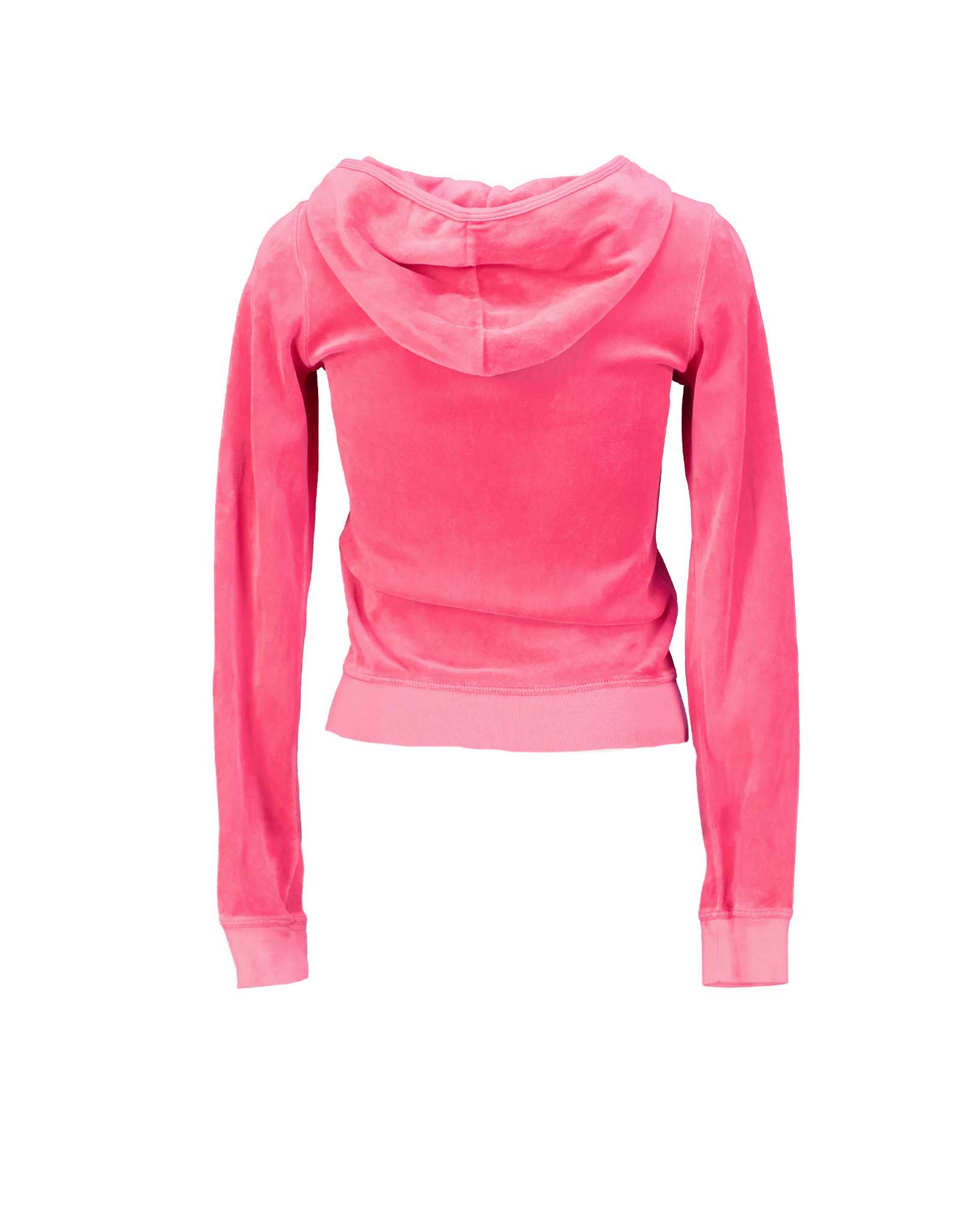 Juicy Couture vintage women's 00's pink Y2K zippered sweatshirt