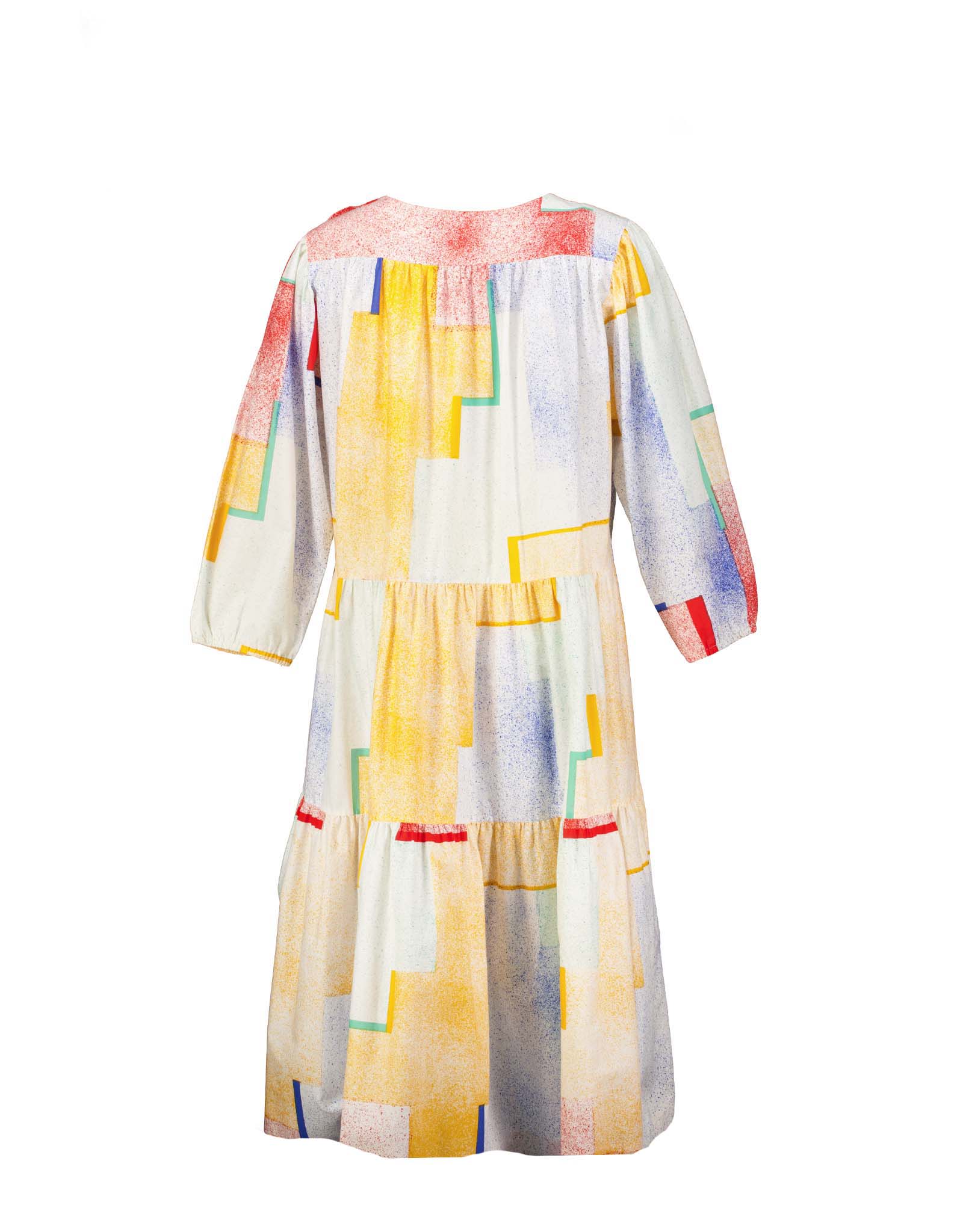 Marimekko women's multi print cotton dress