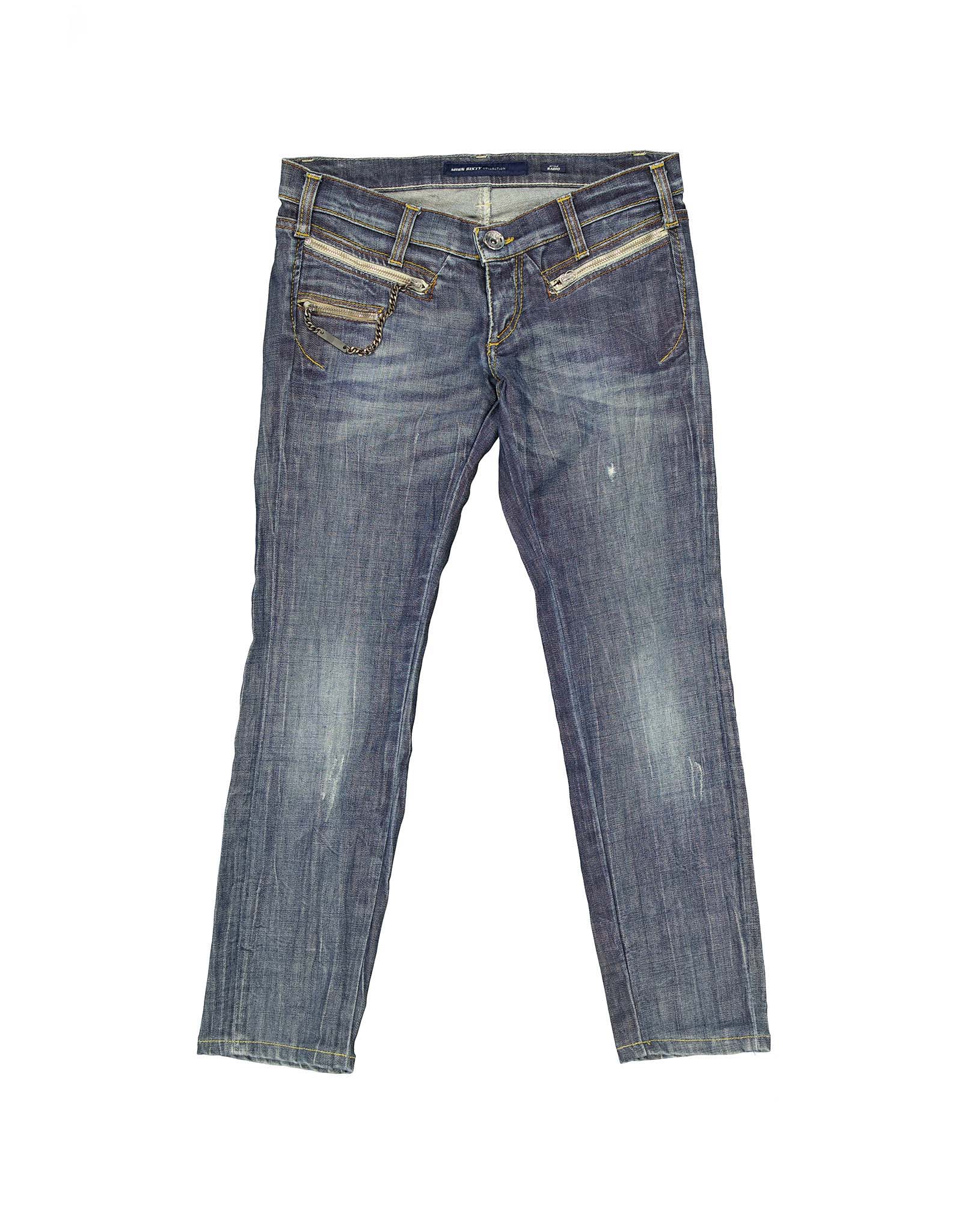 Miss Sixty vintage women's 00's blue Y2K jeans