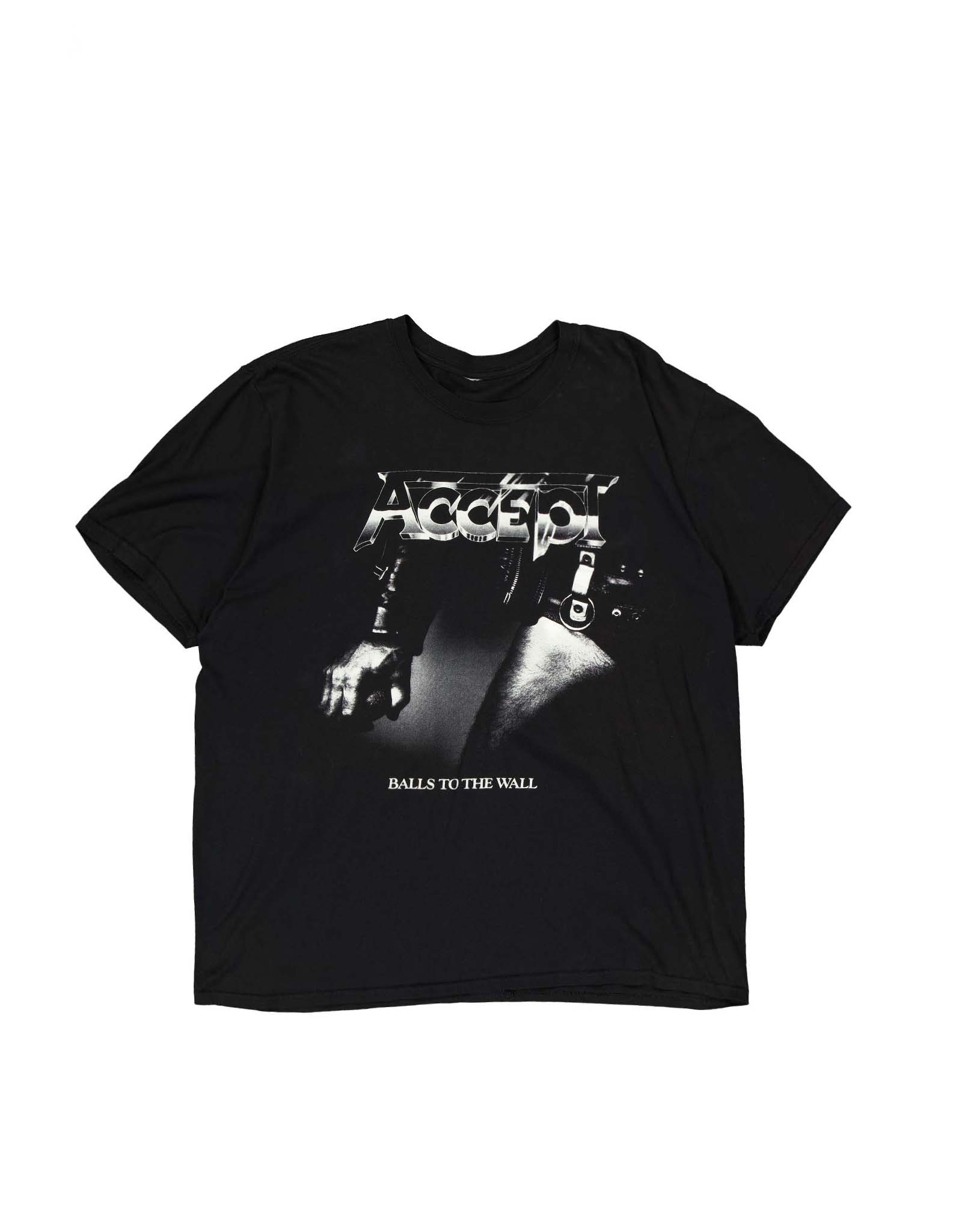 Vintage men's 00's black print T-shirt