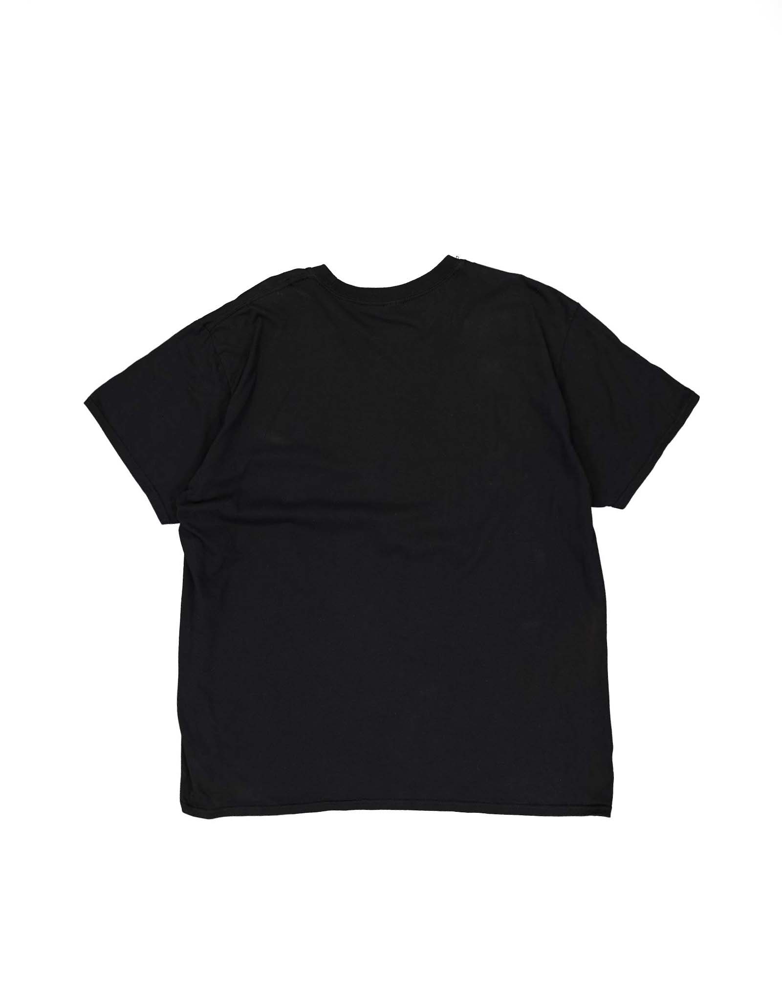 Vintage men's 00's black print T-shirt