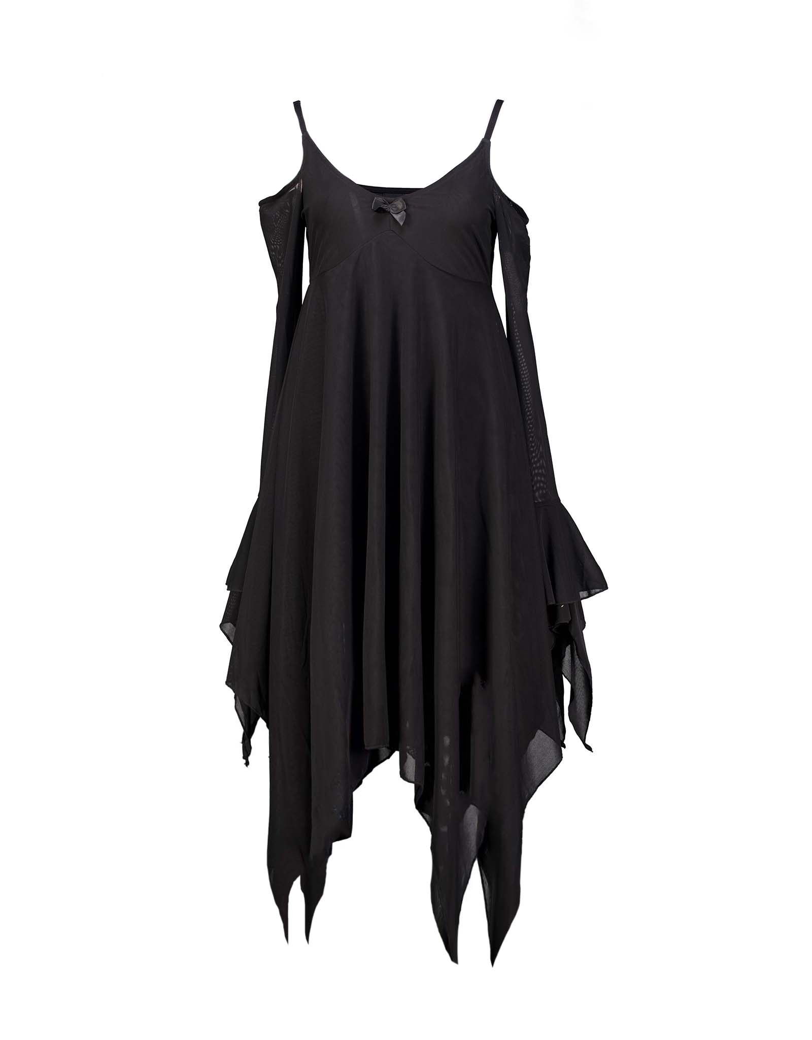 Killstar vintage women's 00's black goth dress