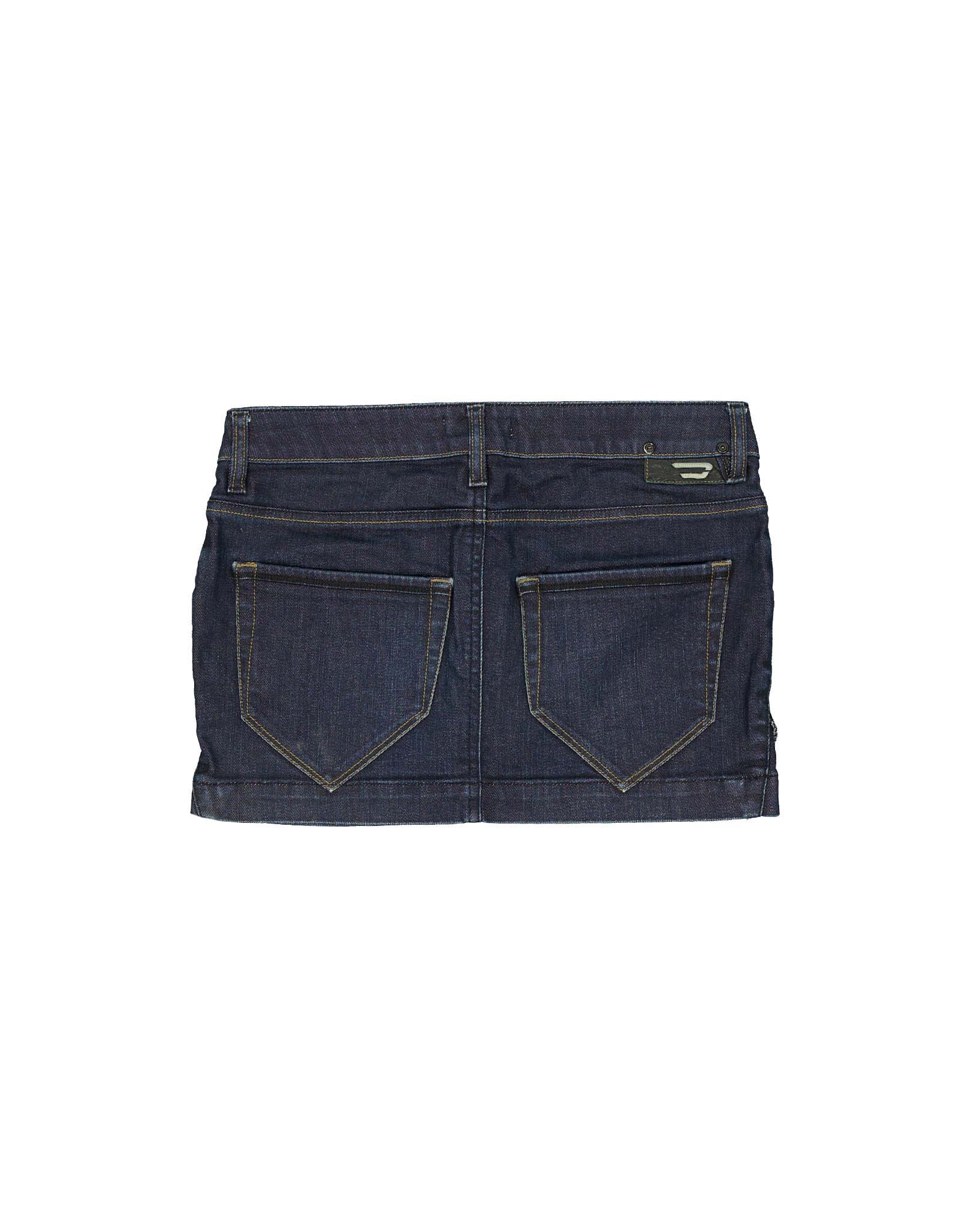 Diesel vintage women's 00's blue Y2K denim skirt