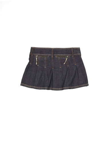 Esprit vintage women's 00's blue Y2K denim skirt