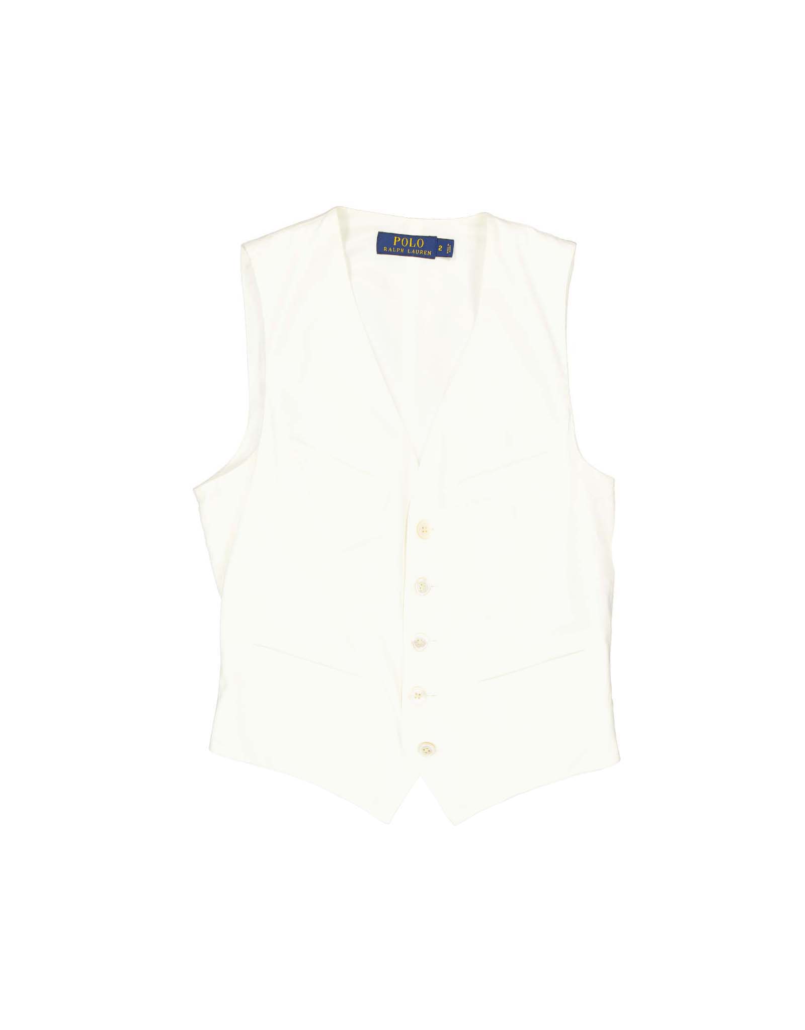 Polo Ralph Lauren women's white tailored vest