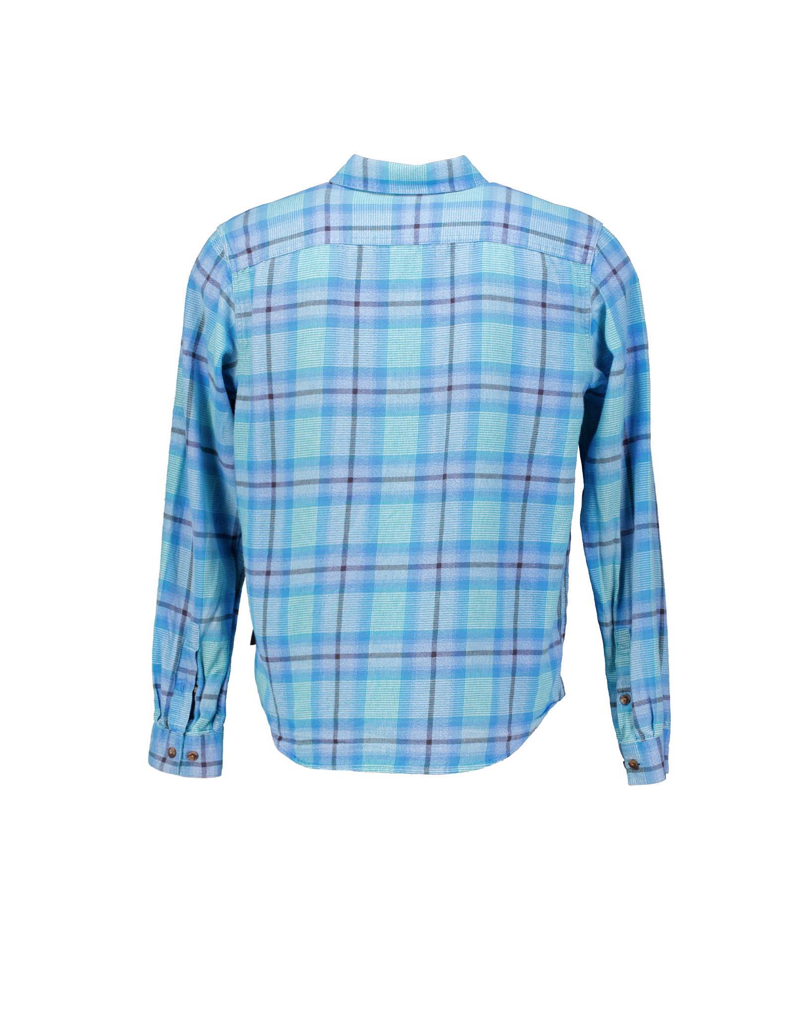 00's patagonia s/s check shirt Patagonia vintage men's 00's blue