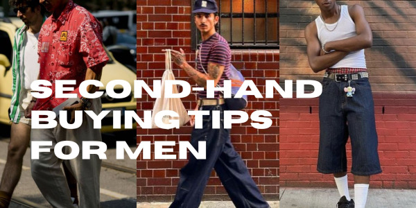 Second-hand clothing buying tips for men